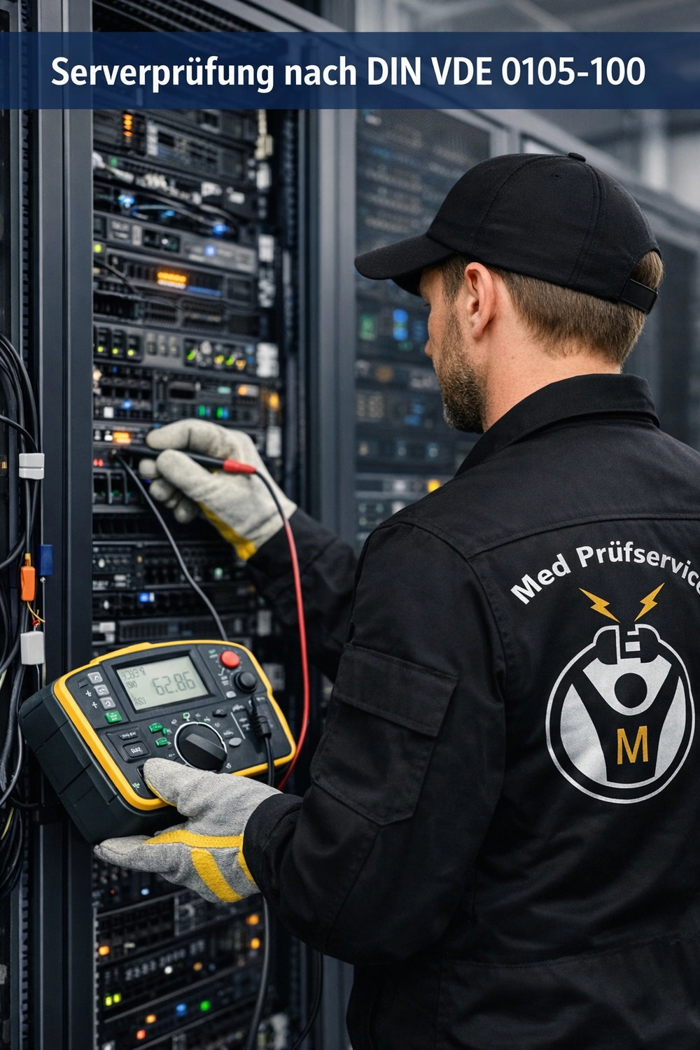 Med Prüfservice - Anbieter von Elektrogeräten - Serverprüfung